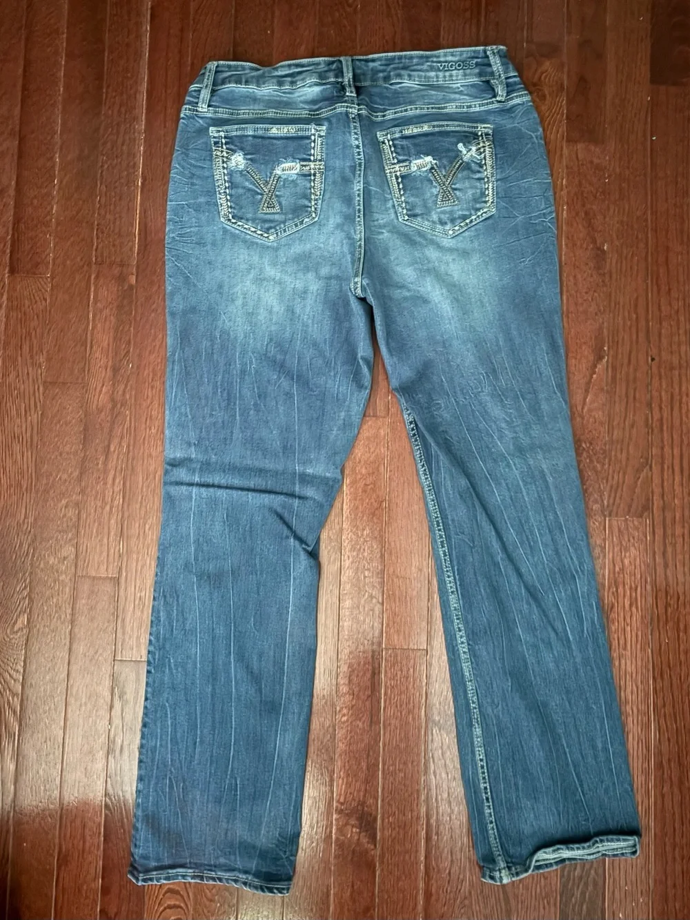 Blue Bootcut Jeans - Women's Classic Mid Rise Vigoss